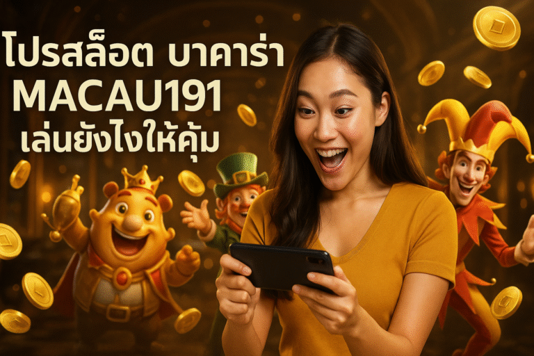 โปรสล็อต บาคาร่า MACAU191 เล่นยังไงให้คุ้ม